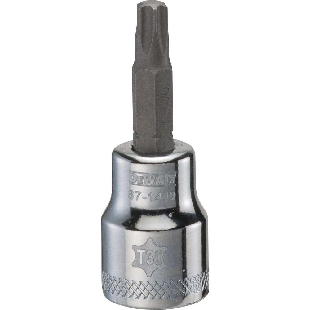 Hand Hex & Torx Bit Sockets; Socket Type: Torx Bit Socket; Drive Size (Fractional Inch): 3/8; Torx Size: T30; Bit Length (Inch): 3