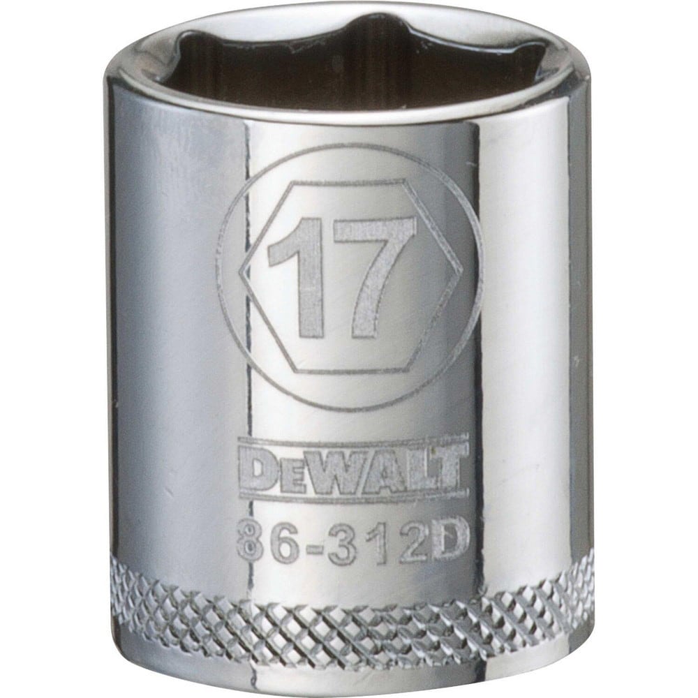 Standard  Hand Socket: 3/8" Drive, 17.00 mm Socket, 6-Point