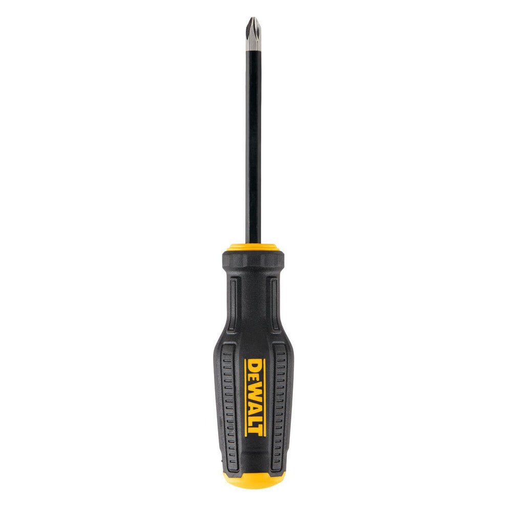 Phillips Screwdrivers; Overall Length (Decimal Inch): 8.3500; Handle Type: Ergonomic; Phillips Point Size: #2; Handle Color: Yellow, Black; Blade Length (Inch): 4