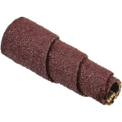 Full Taper Cartridge Rolls; Maximum Roll Diameter (Decimal Inch): 0.6250; Maximum Roll Diameter (Fractional Inch): 5/8; Overall Length (Inch): 1; Abrasive Material: Aluminum Oxide; Grade: Medium; Grit: 80; Pilot Hole Diameter (Decimal Inch): 0.1250; Pilot