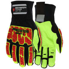 Cut, Puncture & Abrasion-Resistant Gloves: Predator PD4906, Size X-Large, ANSI Cut A2, ANSI Puncture 3, Unlined Lined, Synthetic