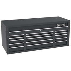 Bases & Risers & Add-Ons; Load Capacity (Lb.): 2075; For Use With: Top Chest; Overall Height (Inch): 27; Material: Steel; Color: Black; Number Of Drawers: 15.000; Overall Depth (Inch): 25-1/4; Overall Depth (Decimal Inch): 25.2500; Overall Height (Decimal