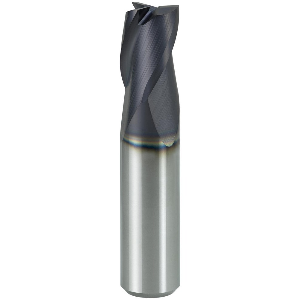 Square End Mill: 10.00 mm Dia, 15.00 mm LOC, 3 Flute, Solid Carbide