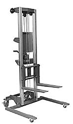 350 Lbs. Load Capacity, 118-7/8 Inch Lift Height, Straddle Base Manually Operated Lift