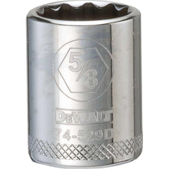 Standard  Hand Socket: 3/8" Drive, 5/8" Socket, 12-Point