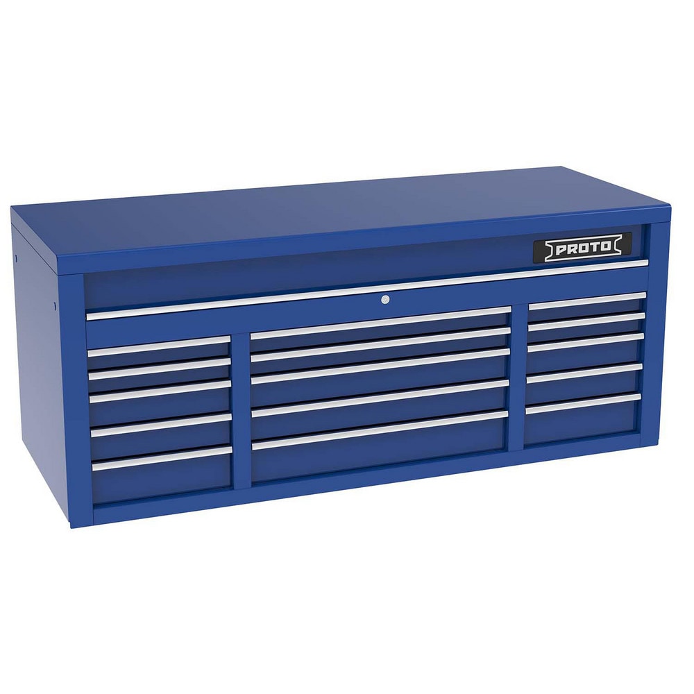 Bases & Risers & Add-Ons; Load Capacity (Lb.): 2075; For Use With: Top Chest; Overall Height (Inch): 27-1/4; Material: Steel; Color: Blue; Number Of Drawers: 15.000; Overall Depth (Inch): 25-1/4; Overall Depth (Decimal Inch): 25.2500; Overall Height (Deci