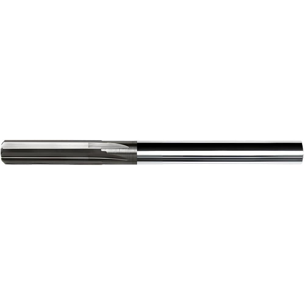 Chucking Reamer: 0.4990" Dia, 4" OAL, 1-1/2" Flute Length, Straight-Cylindrical Shank, Solid Carbide