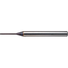 Square End Mill: 1/16" Dia, 1/16" LOC, 4 Flute, Solid Carbide