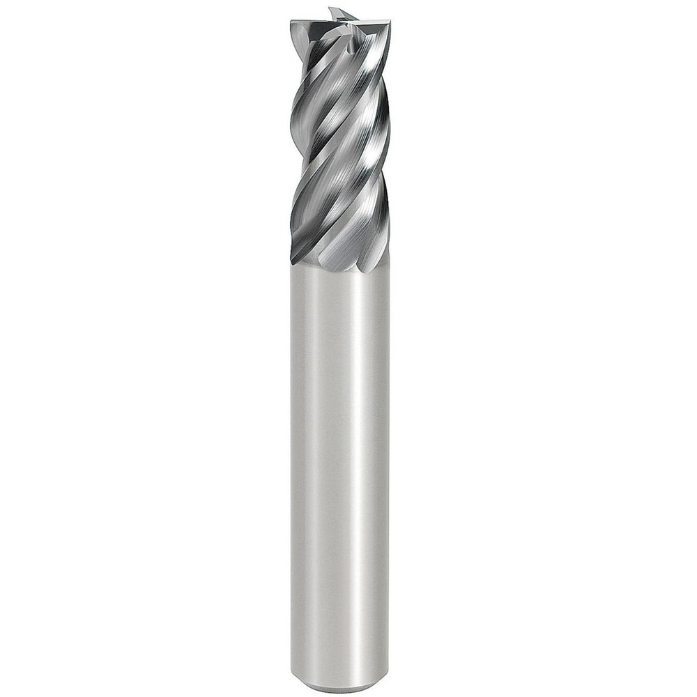 Square End Mill: 12.00 mm Dia, 26.00 mm LOC, 4 Flute, Solid Carbide