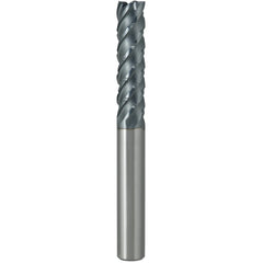 Square End Mill: 10.00 mm Dia, 40.00 mm LOC, 5 Flute, Solid Carbide