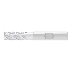 Corner Chamfer End Mill: 16.00 mm Dia, 33.00 mm LOC, 4 Flute, 0.30 mm Chamfer Width, Solid Carbide