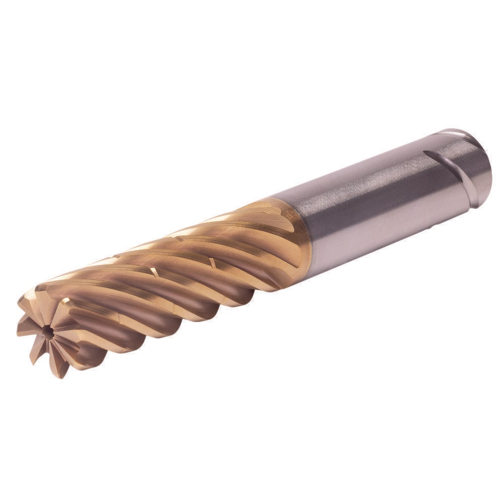 Corner Radius End Mill: 20 mm Dia, 80.00 mm LOC, 3.00 mm Radius, 8 Flute, Solid Carbide