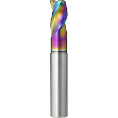 Square End Mill: 63/64" Dia, 3 Flute, Solid Carbide