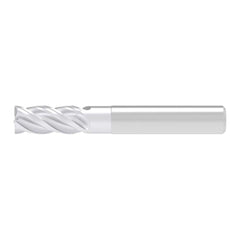 Corner Chamfer End Mill: 18.00 mm Dia, 38.00 mm LOC, 4 Flute, 0.30 mm Chamfer Width, Solid Carbide