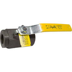 Standard Manual Ball Valve: 1-1/2" Pipe, Full Port