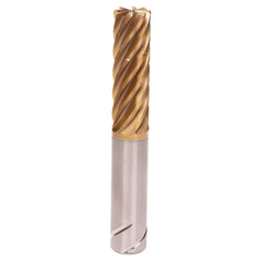 Corner Radius End Mill: 1" Dia, 2-1/2" LOC, 0.76 mm Radius, 8 Flute, Solid Carbide