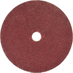 Fiber Disc:  4" Disc Dia, Arbor Hole, 50 Grit, Aluminum Oxide