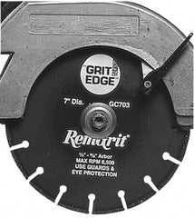 Wet & Dry Cut Saw Blade: 10" Dia, 5/8" Arbor Hole, 50 Teeth