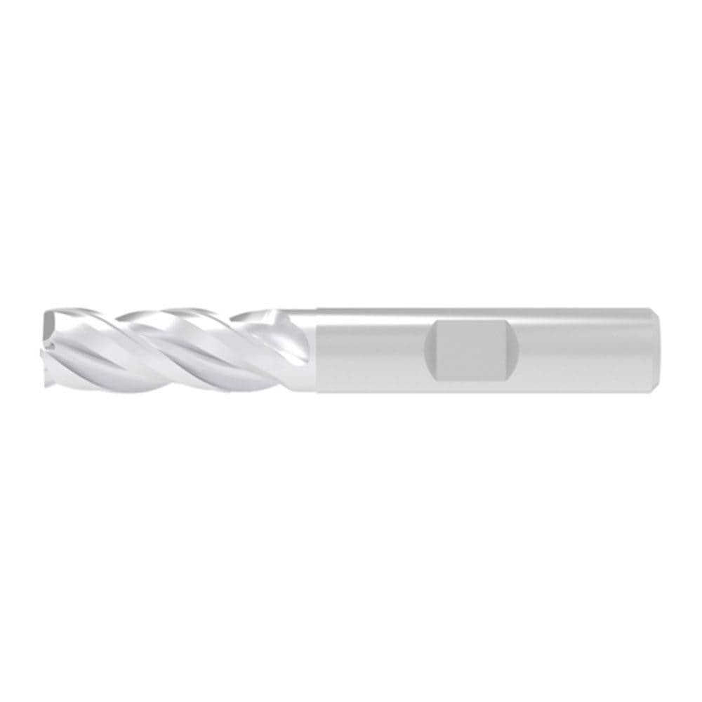 Corner Chamfer End Mill: 20.00 mm Dia, 38.00 mm LOC, 3 Flute, 0.20 mm Chamfer Width, Solid Carbide