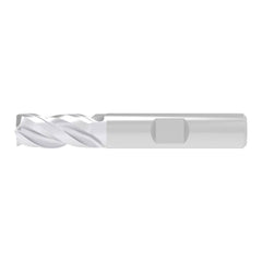 Corner Chamfer End Mill: 16.00 mm Dia, 22.00 mm LOC, 3 Flute, 0.20 mm Chamfer Width, Solid Carbide