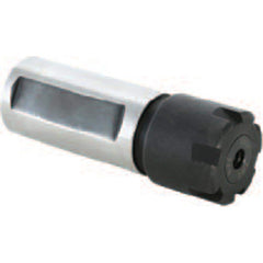 Collet Chuck: 0.0860 to 0.4130" Capacity, ER Collet, Straight Shank