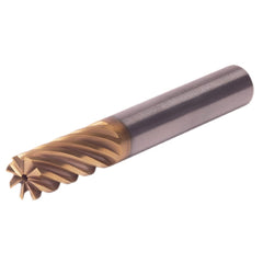 Roughing & Finishing End Mills; Mill Diameter (mm): 12.00; Flute Type: Helical; Number Of Flutes: 8; End Mill Material: Solid Carbide; Length of Cut (mm): 26.00; Coating/Finish: AlCrN