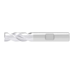 Corner Chamfer End Mill: 6.00 mm Dia, 13.00 mm LOC, 2 Flute, 0.10 mm Chamfer Width, Solid Carbide