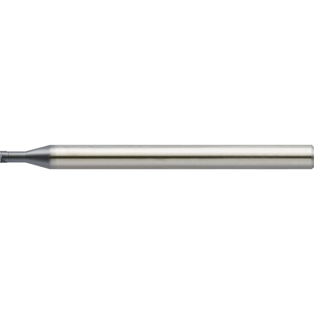 Corner Radius End Mill: 0.25 mm Dia, 0.13 mm LOC, 0 deg Helix, UDC Coated, Corner Radius End, Centercutting Series UDCLRSF