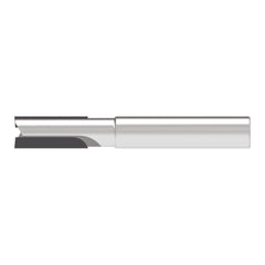 Corner Chamfer End Mill: 6.00 mm Dia, 12.00 mm LOC, 2 Flute, 0.10 mm Chamfer Width, Solid Carbide