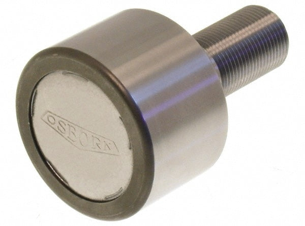 Plain Cam Follower: 4" Roller Dia, 2" Roller Width, 1.25" Stud Dia