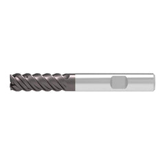 Corner Chamfer End Mill: 18.00 mm Dia, 54.00 mm LOC, 4 Flute, 0.15 mm Chamfer Width, Solid Carbide