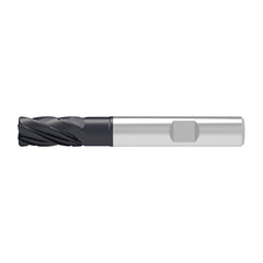 Corner Radius End Mill: 16.00 mm Dia, 36.00 mm LOC, 1.50 mm Radius, 6 Flute, Solid Carbide