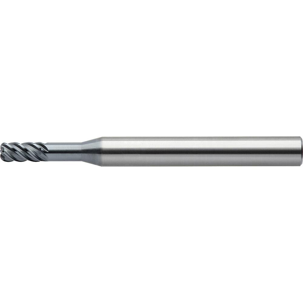 Corner Radius End Mill: 10.00 mm Dia, 20.00 mm LOC, UT Coated, Corner Radius End, Centercutting Series CXLRS