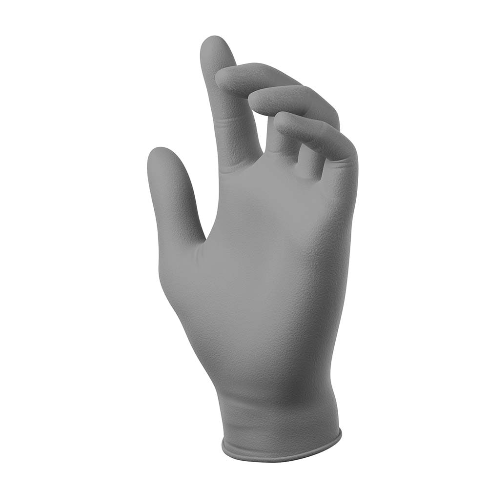 Disposable Gloves: Size Large, 6.0 mil, Not Coated, Nitrile, General Purpose Grade, Powder-Free