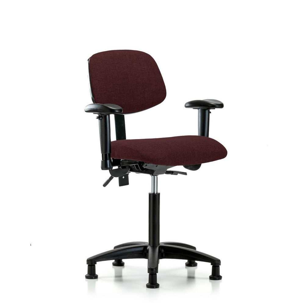 Task Chair Task Chair: Olefin, 28-1/4" Seat Height, Burgundy