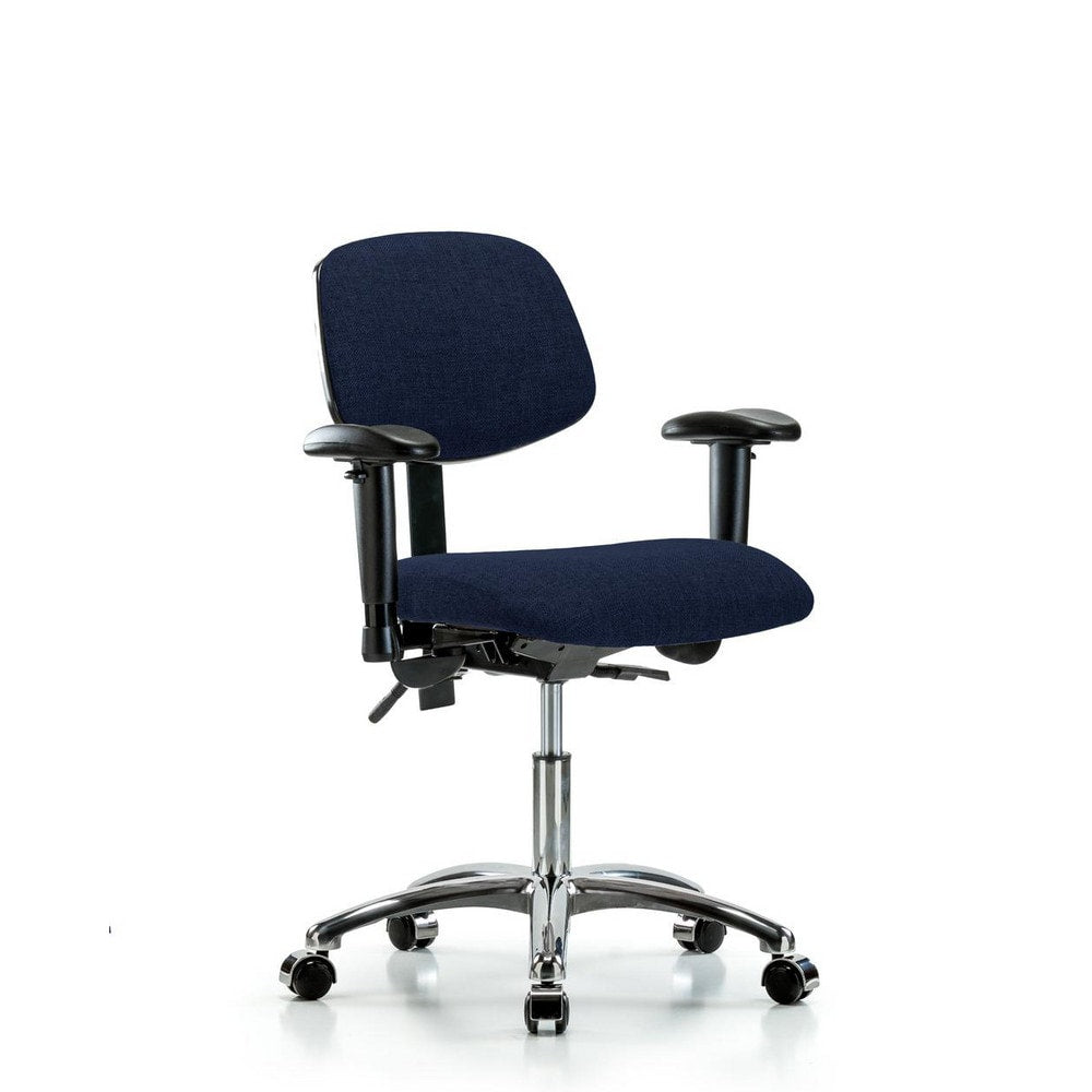 Task Chair Task Chair: Olefin, 24" Seat Height, Navy Blue