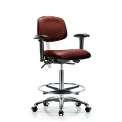 Clean Room Task Chair: Vinyl, 36" Seat Height, Borscht