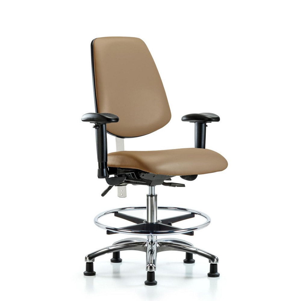 Clean Room Task Chair: Vinyl, 29" Seat Height, Taupe