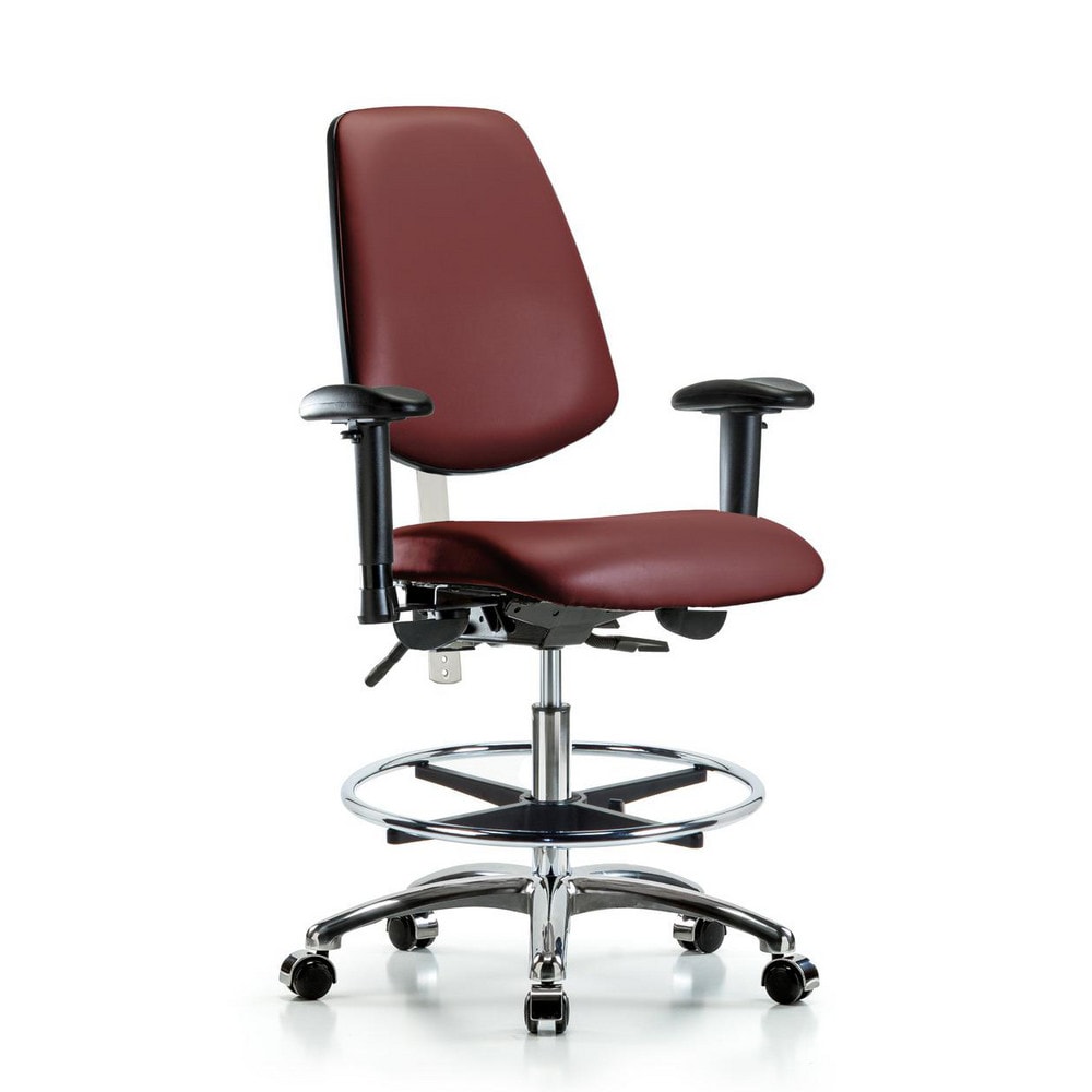 Clean Room Task Chair: Vinyl, 29" Seat Height, Borscht