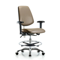 Clean Room Task Chair: Vinyl, 29" Seat Height, Taupe