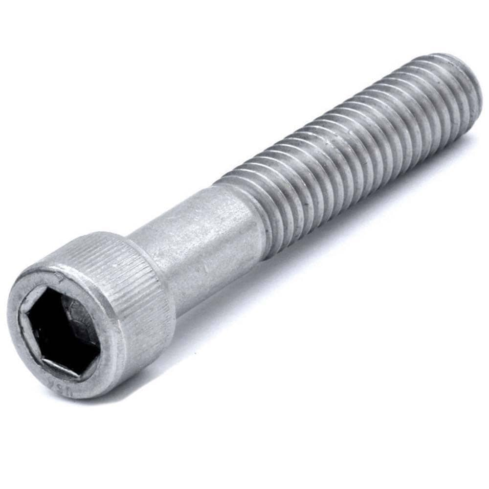 Hex Socket Cap Screw: 5/16-24 Thread, 1-1/2" Length Under Head, Stainless Steel, Bright/Uncoated Finish