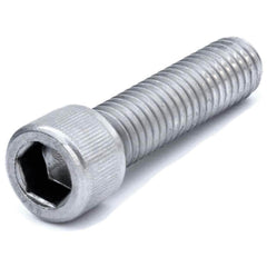 Hex Socket Cap Screw: 5/16-24 Thread, 1/4" Length Under Head, Stainless Steel, Bright/Uncoated Finish