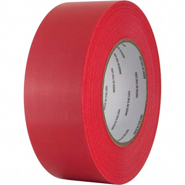 Packing Tape: Red, Synthetic Rubber Adhesive