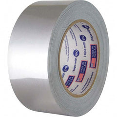 Silver Aluminum Foil Tape: 60 yd Long, 3/4" Wide, 4.7 mil Thick