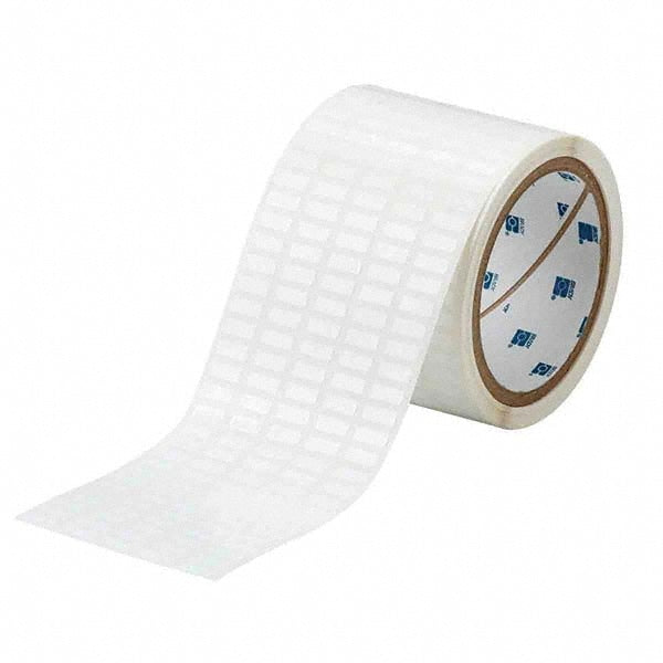 Label Maker Label: White, Polyester, 1/2" OAW, 10,000 per Roll