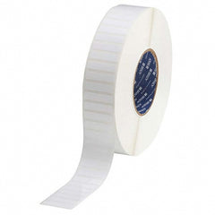 Label Maker Label: White, Polyester, 1-1/2" OAW, 10,000 per Roll