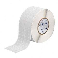 Label Maker Label: Light Gray, Metallized Polyester, 1-1/2" OAW, 10,000 per Roll