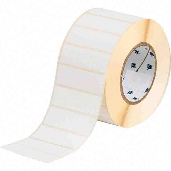 Label Maker Label: White, Paper, 3,000 per Roll