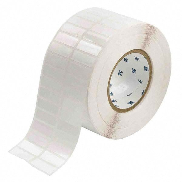 Label Maker Label: White, Polyester, 1-1/2" OAW, 10,000 per Roll