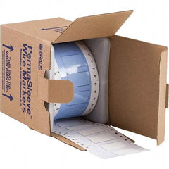 Label Maker Label: White, Polyolefin, 1-1/2" OAW, 250 per Roll